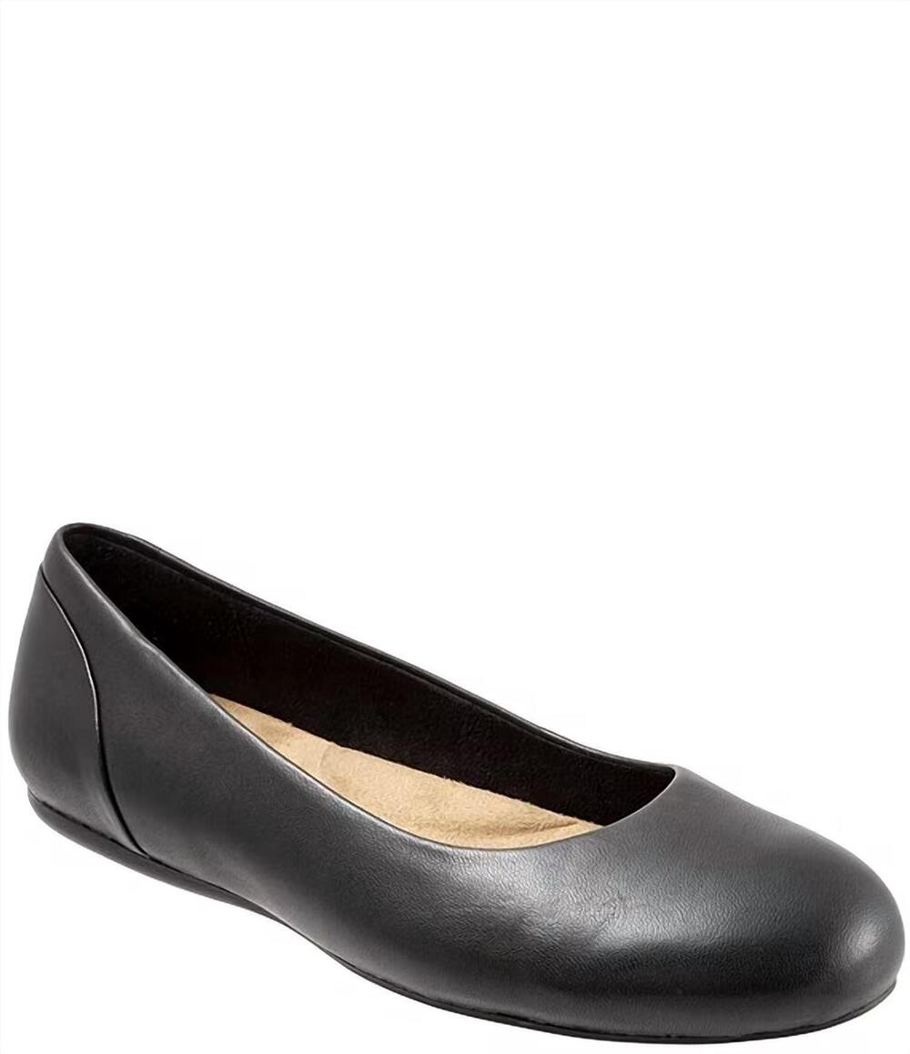 NEW SOFTWALK women's sonoma ballet flats in black